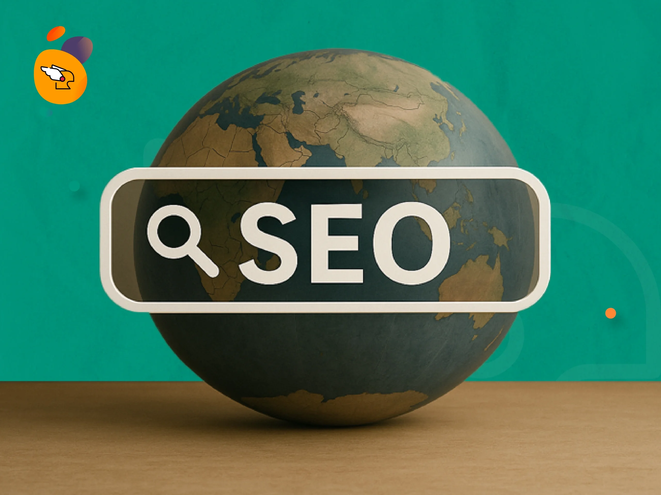 Globe map of SEO international